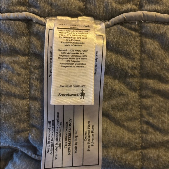 Smartwool Light Gray Quilted Mini Skirt - Picture 4 of 6